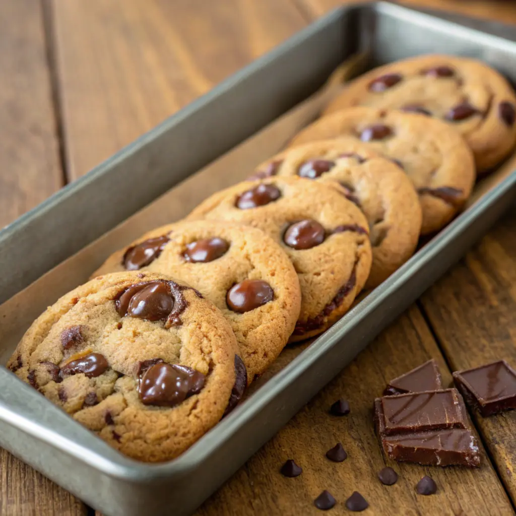 brown butter chocolate chip cookies​