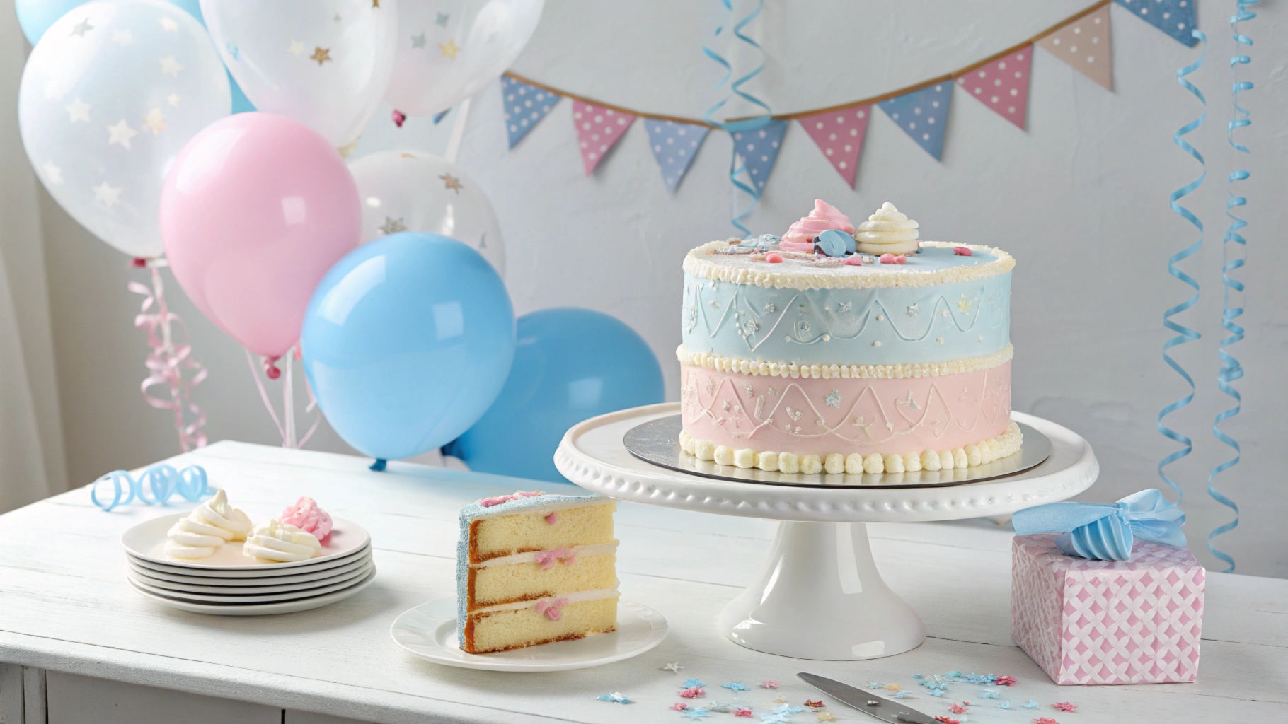 Gender reveal cake mishap