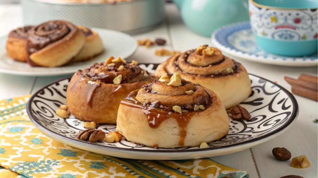 Customized Rhodes Cinnamon Rolls with toppings