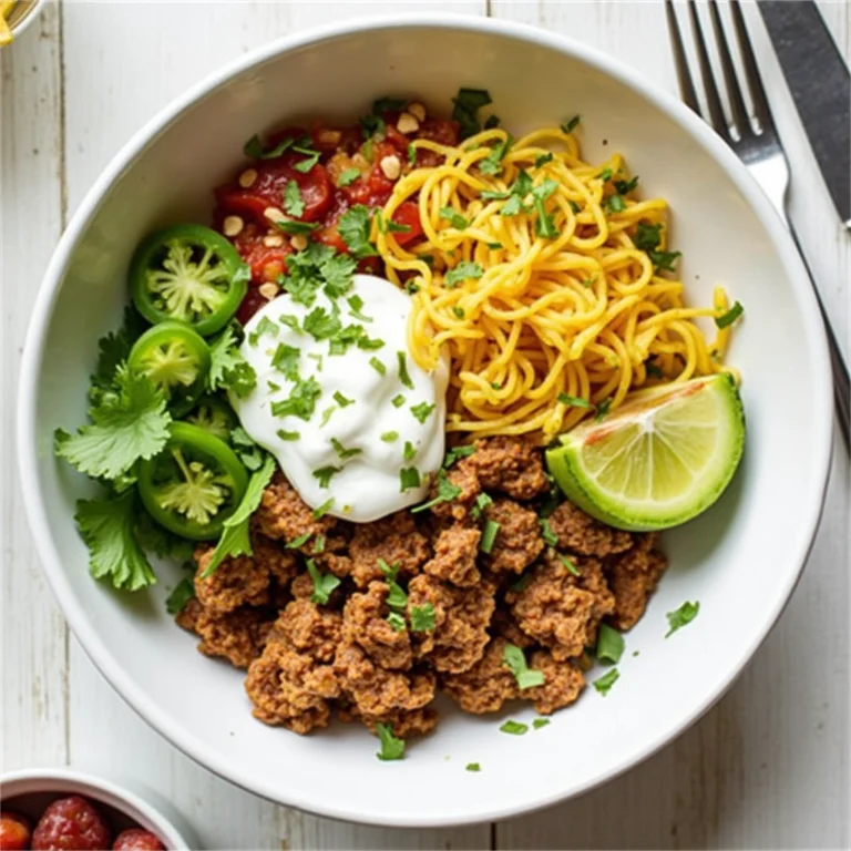 Taco Bowl A Flavorful and Easy One-Bowl Meal