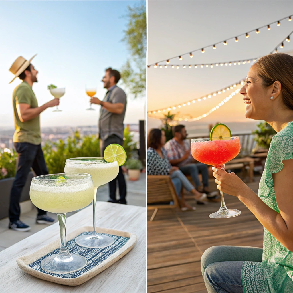 What is the difference between a skinny margarita and a regular margarita?