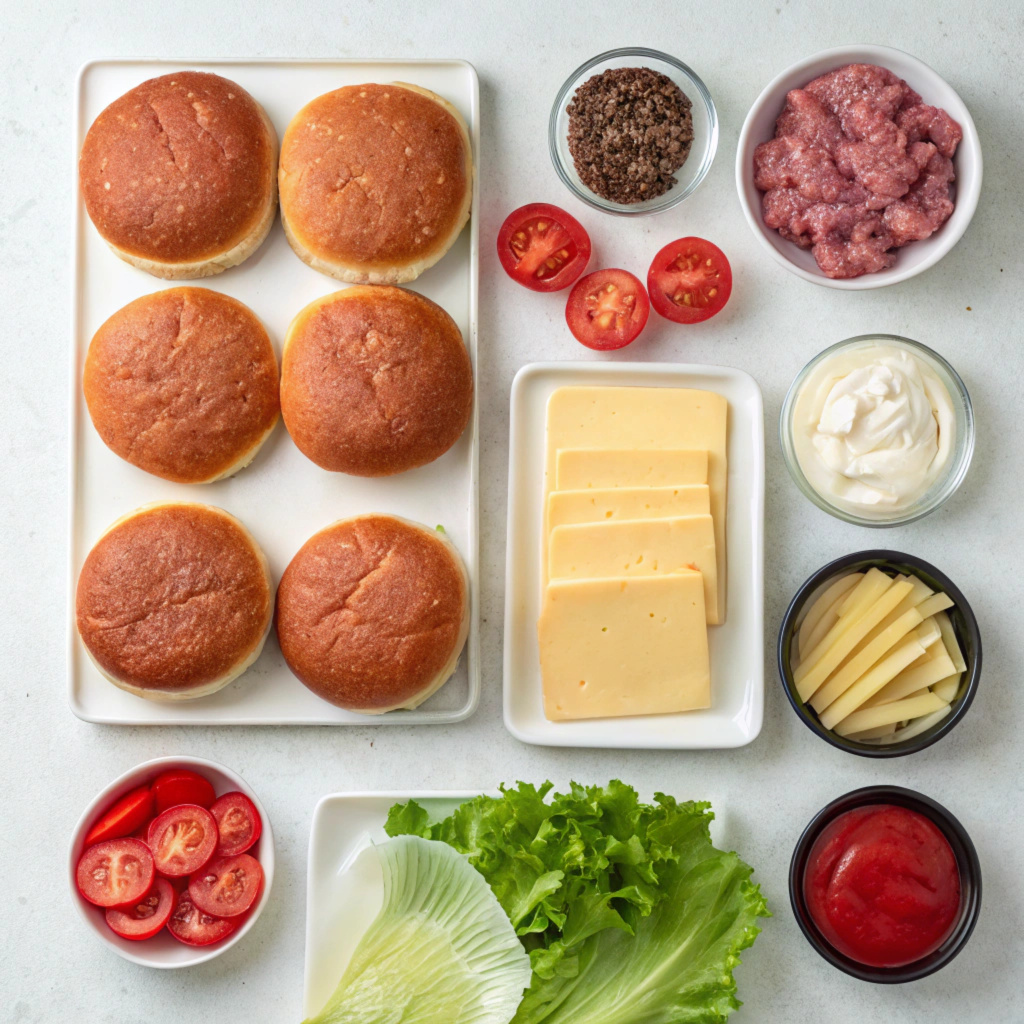 hawaiian bread sliders burger​