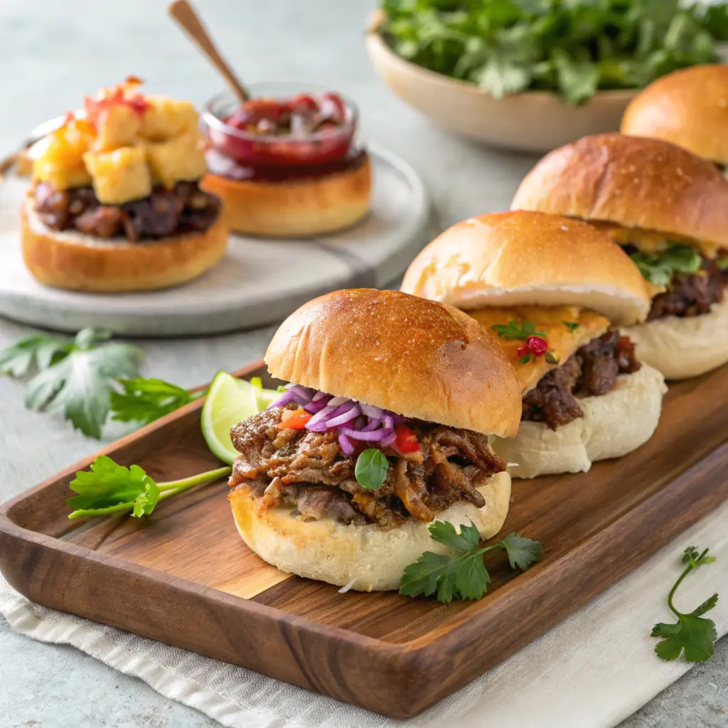 hawaiian bread sliders burger​