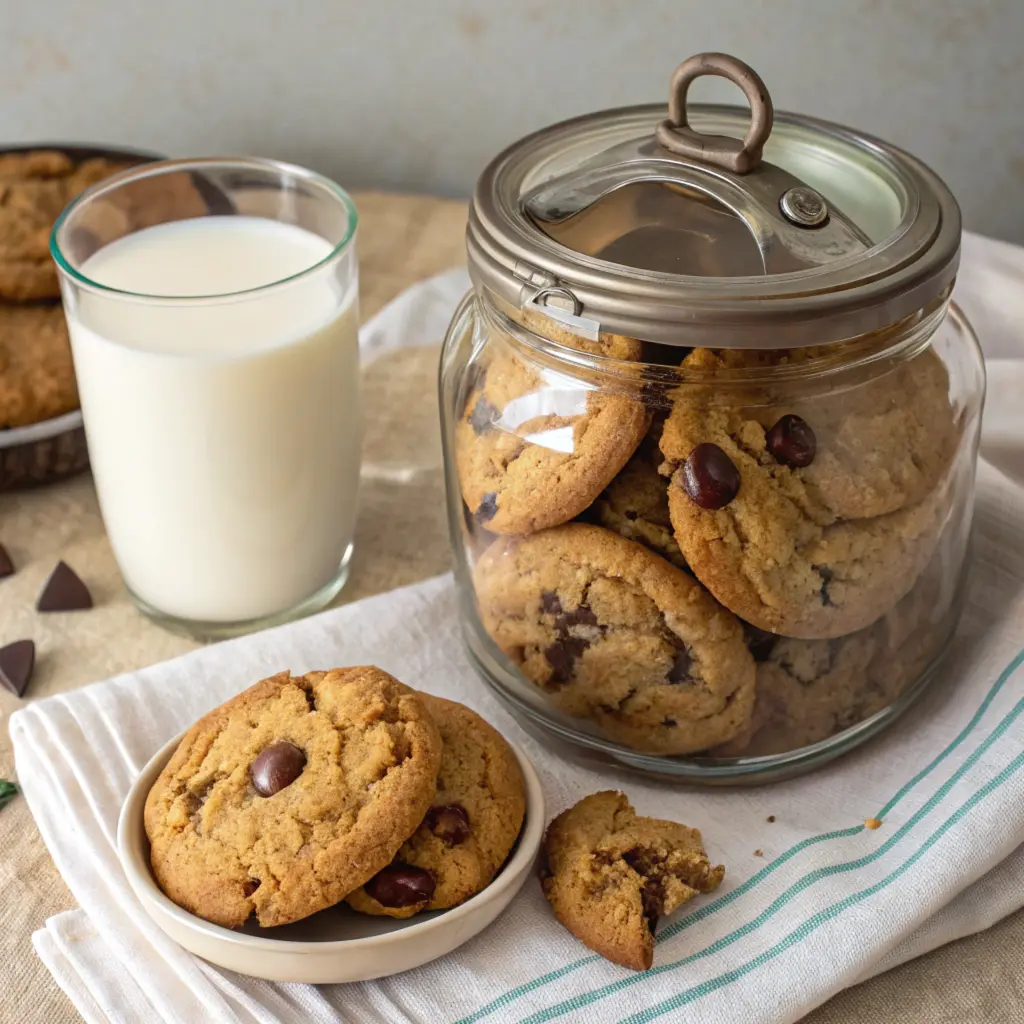 brown butter chocolate chip cookies​