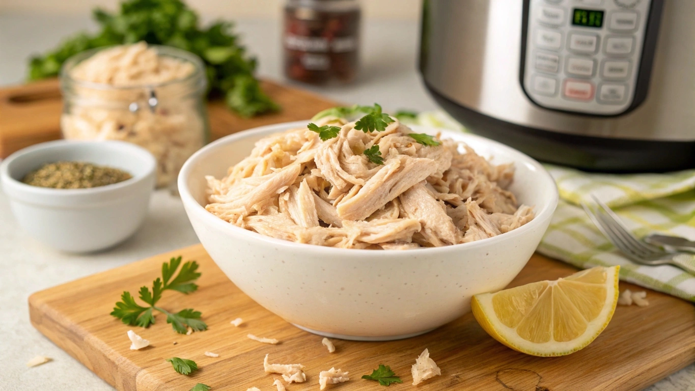 Moist and Tender Instant Pot Shredded Chicken