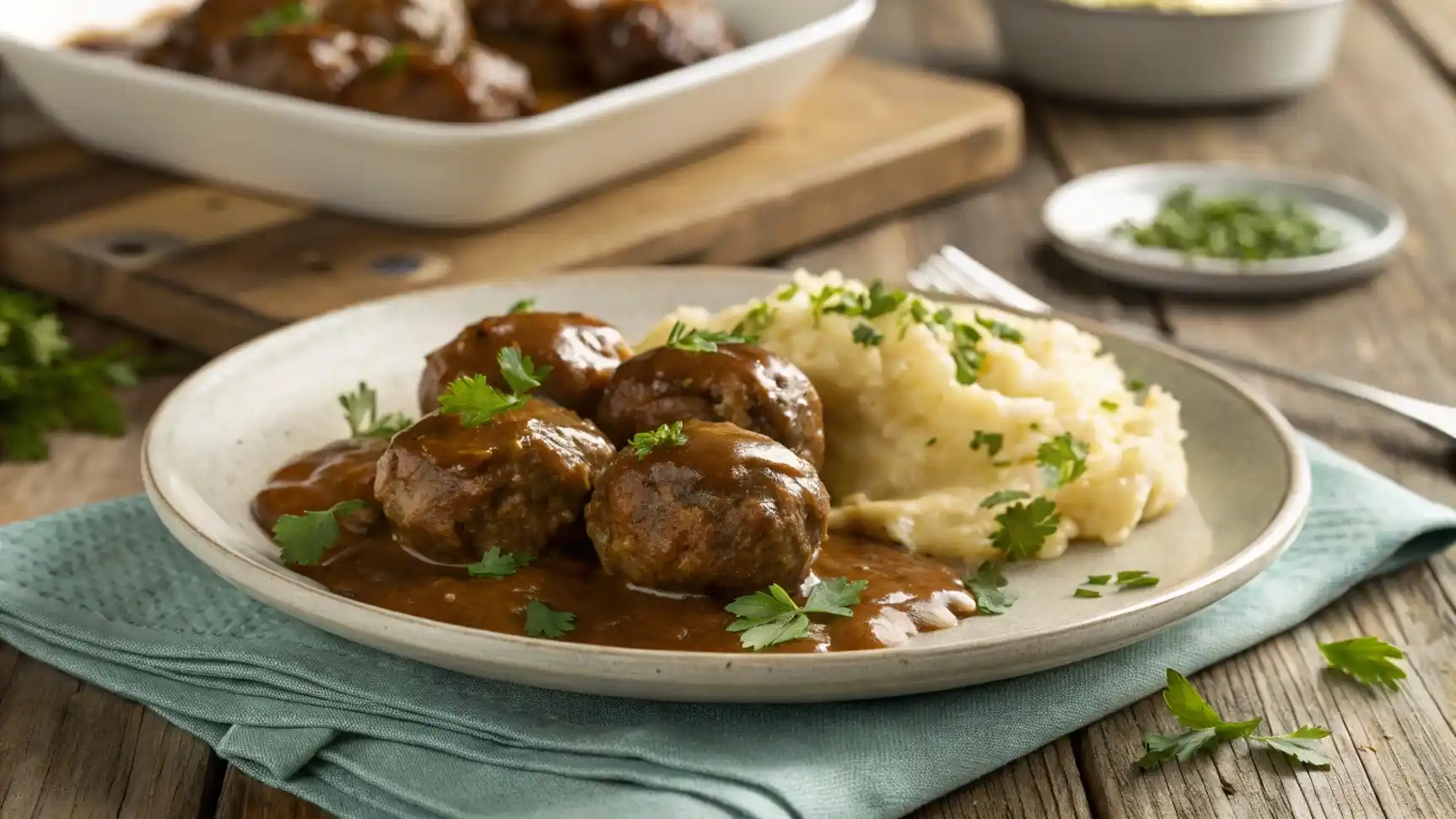 Step-by-step guide to making Salisbury Steak Meatballs